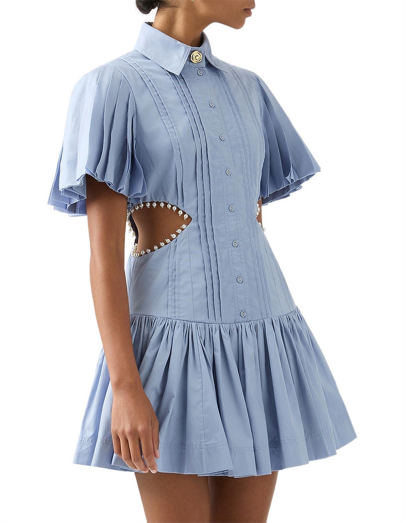 Aje: Mythos Mythos Pearl Waist Mini Dress