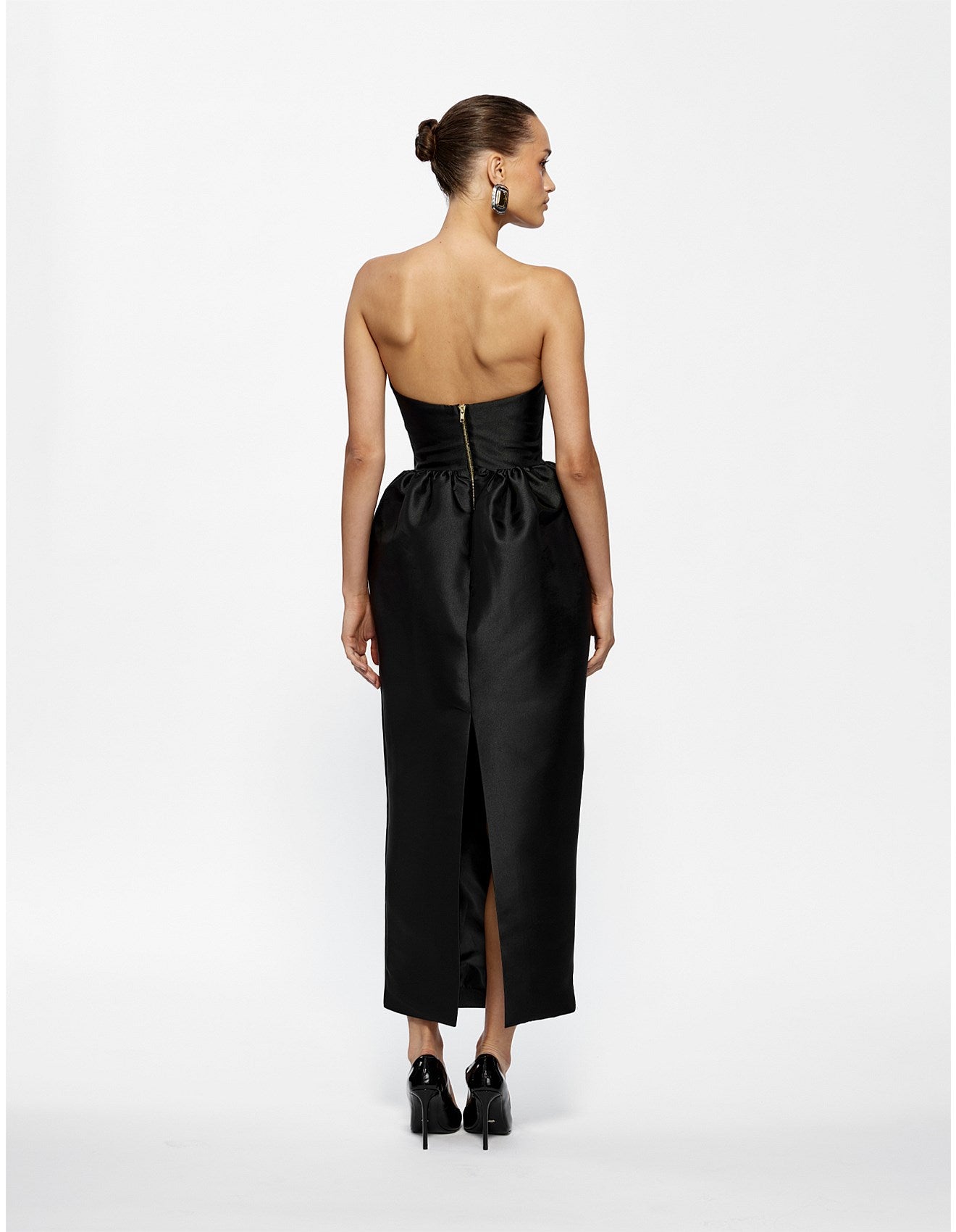 Effie Kats: Lilia Curved Strapless Maxi Dress