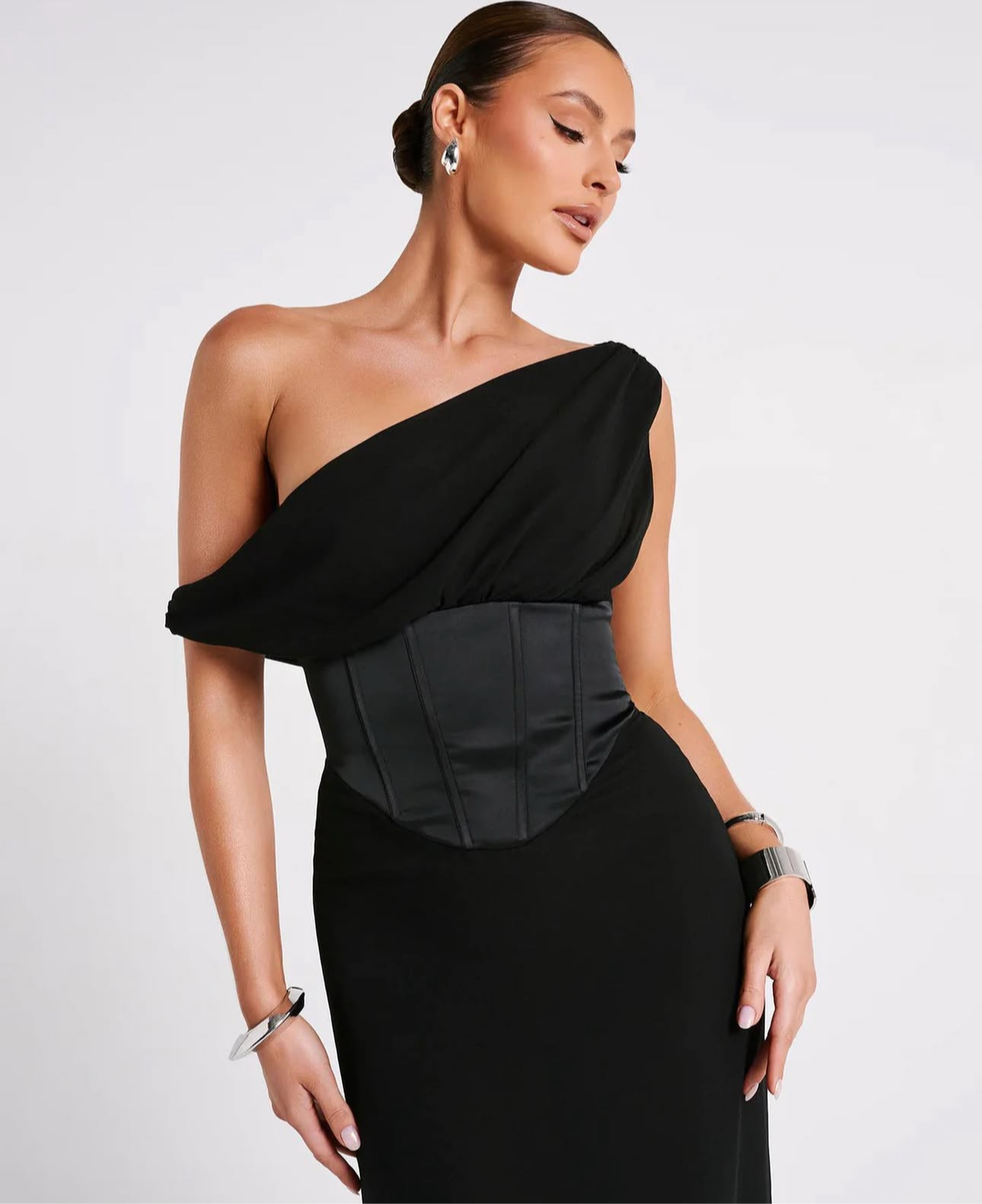 Meshki: Courtney Chiffon Maxi Dress