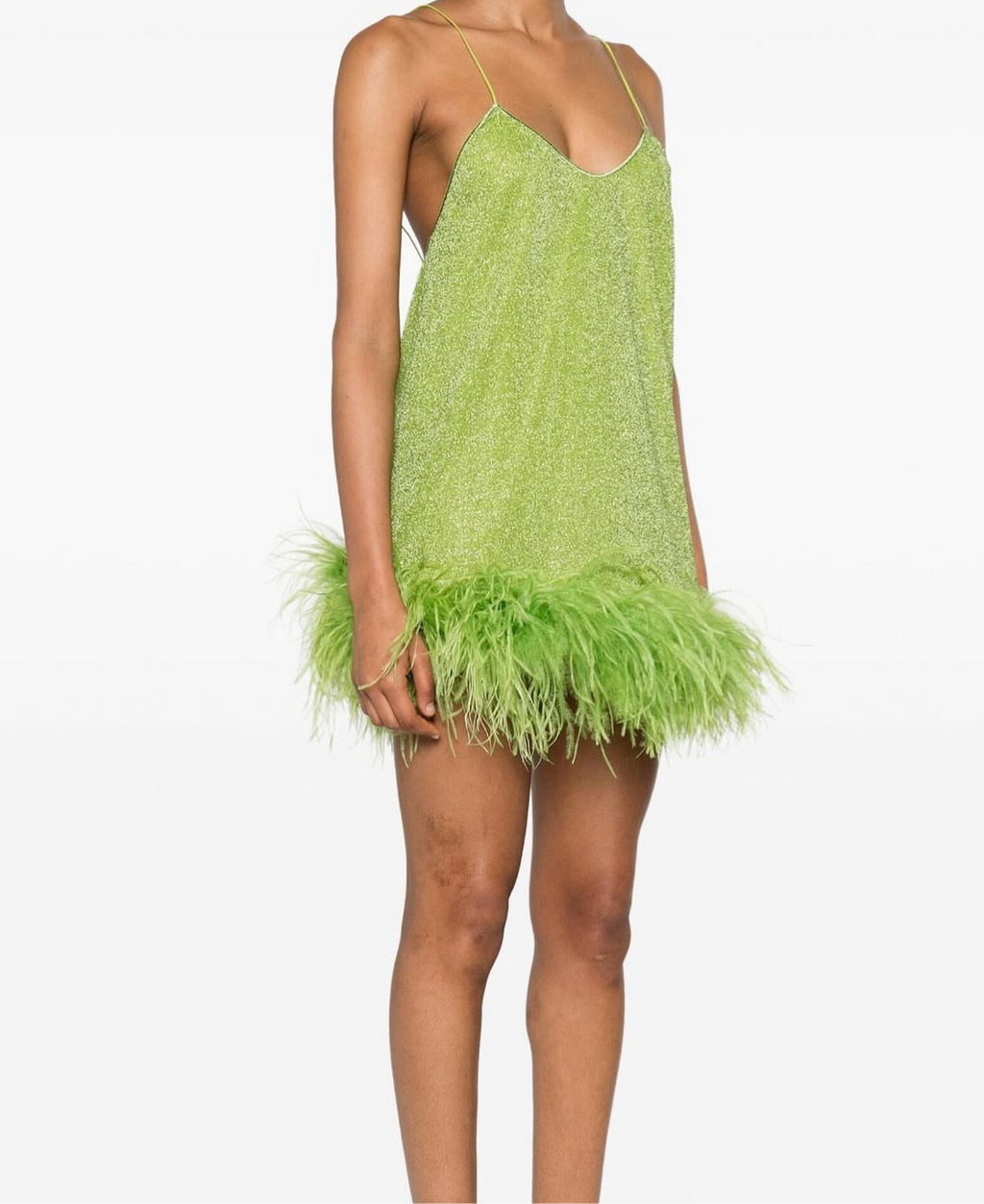 Oséree: Lumière Plumage Mini Dress
