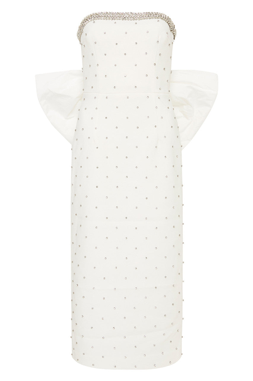 Rebecca Vallance: Alpine Bow Midi Dress