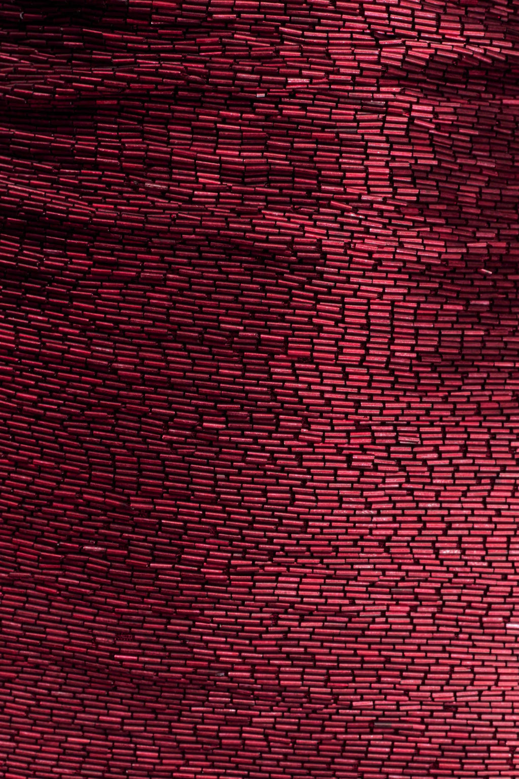 Meshki: Nylah Beaded Halter Mini Dress