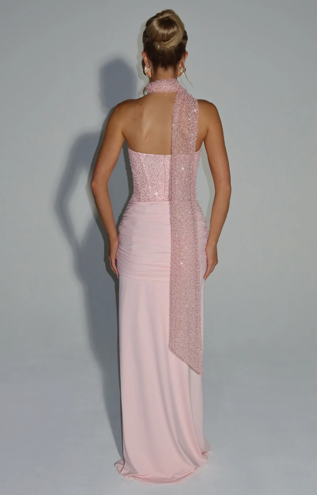 Babyboo: Carina Maxi Dress (Blush)