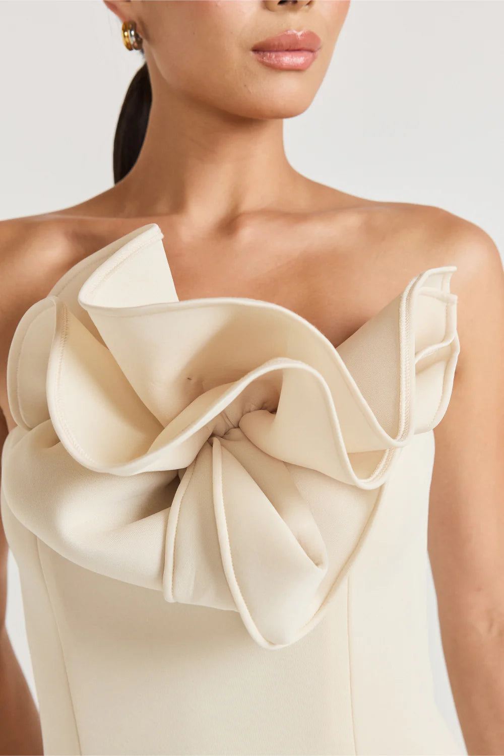 Tojha: Fleur Dress Champagne Beige