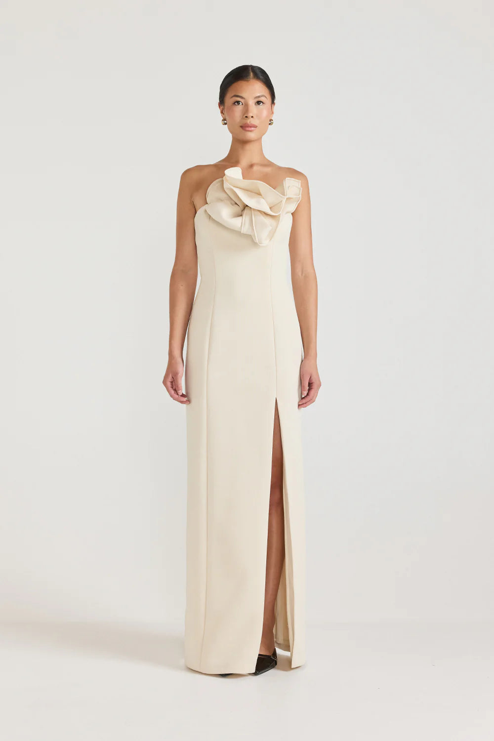 Tojha: Fleur Dress Champagne Beige